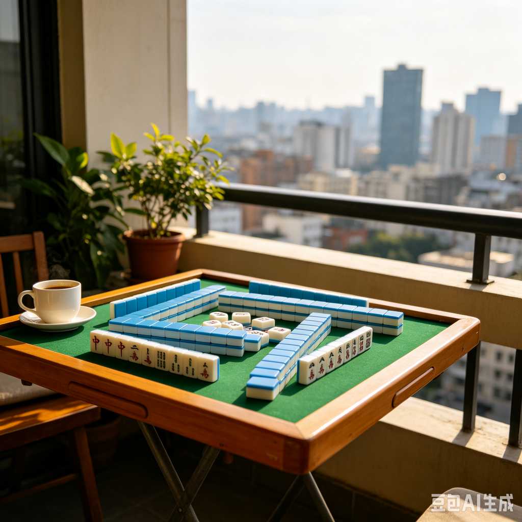 pink mahjong set