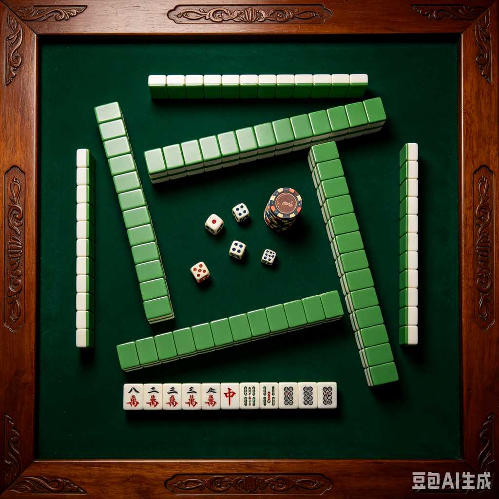 bamboo wood mahjong set