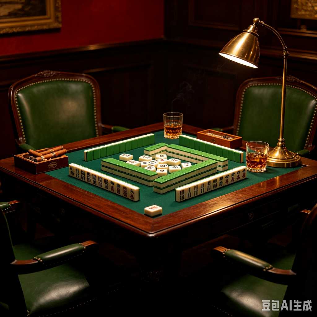 premium engraved mahjong set