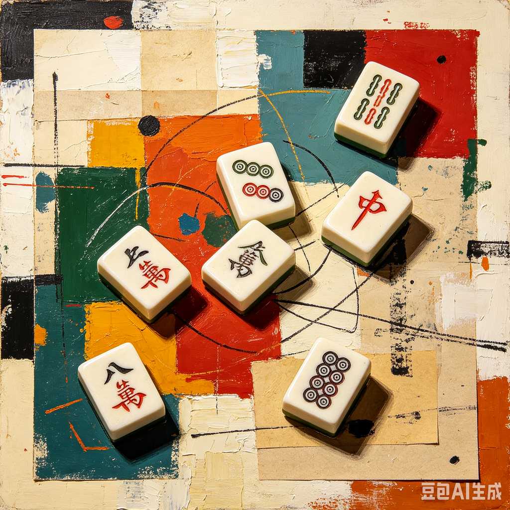 logo engrave mahjong tiles