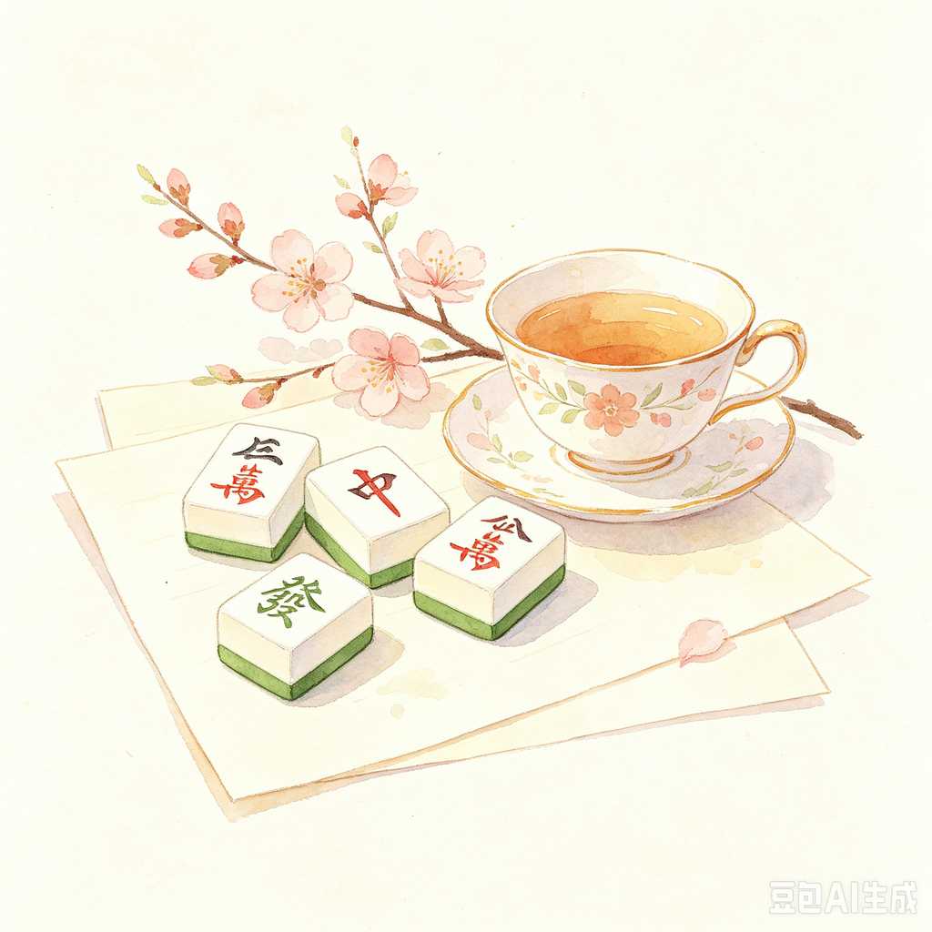 new year custom mahjong set