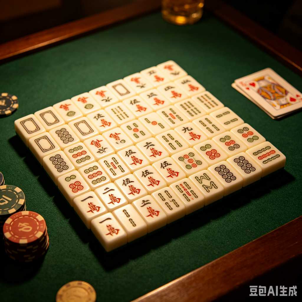 camping mahjong game set